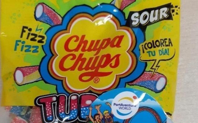 La alerta afecta al surtido de caramelos de goma 'Sour Mini Tubes' de la marca Chupa Chups.
