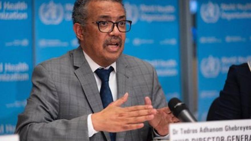 El director de la Organización Mundial de la Salud (OMS), Tedros Adhanom Ghebreyesus