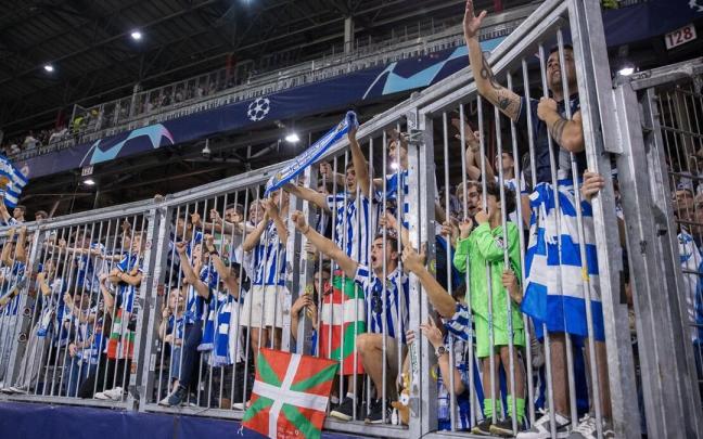 La Real Sociedad brilla con un partidazo en Salzburgo. / LUKAS HUTER / EFE
