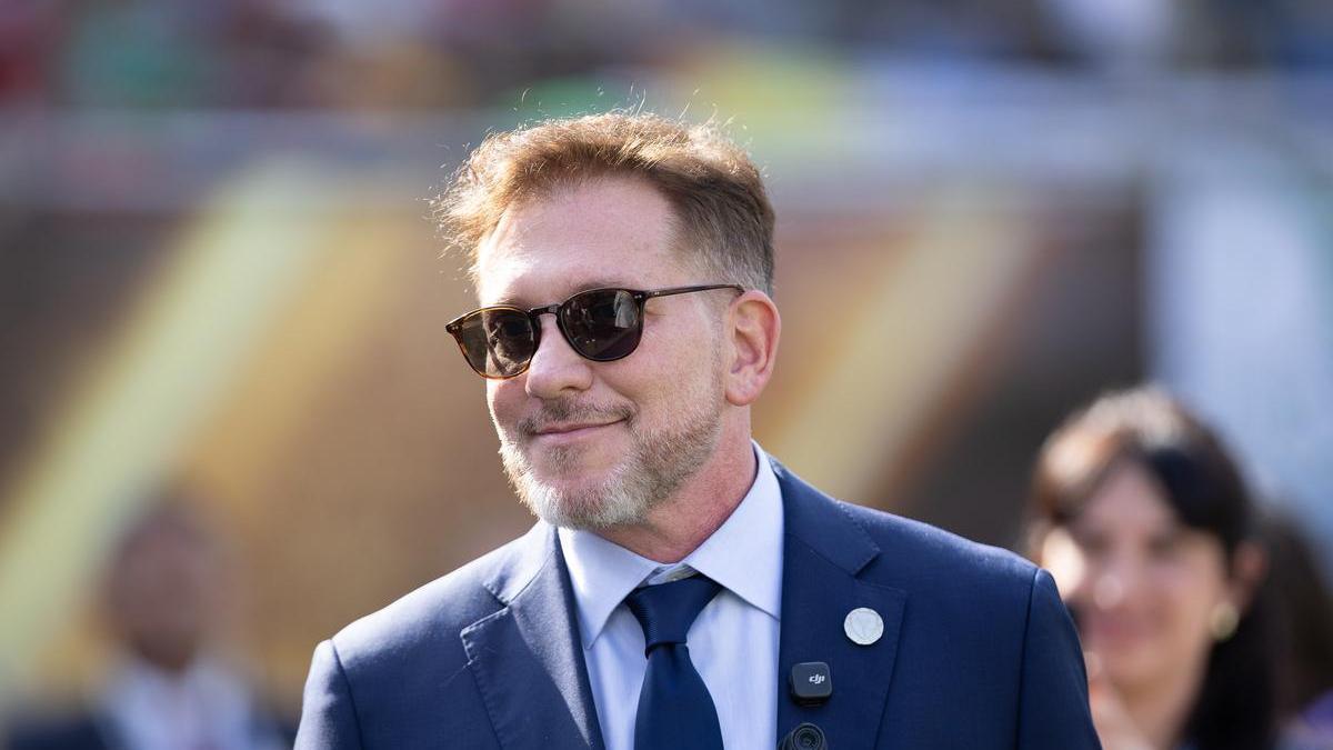 El presidente de la Conmebol, Alejandro Domínguez.