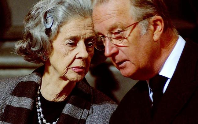 Fabiola de Bélgica y Alberto de Bélgica.