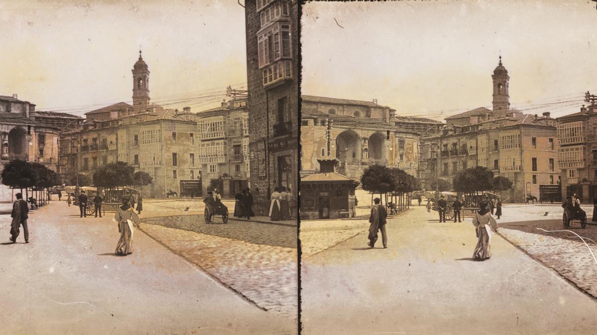 Imagen de archivo de la historia de Vitoria.