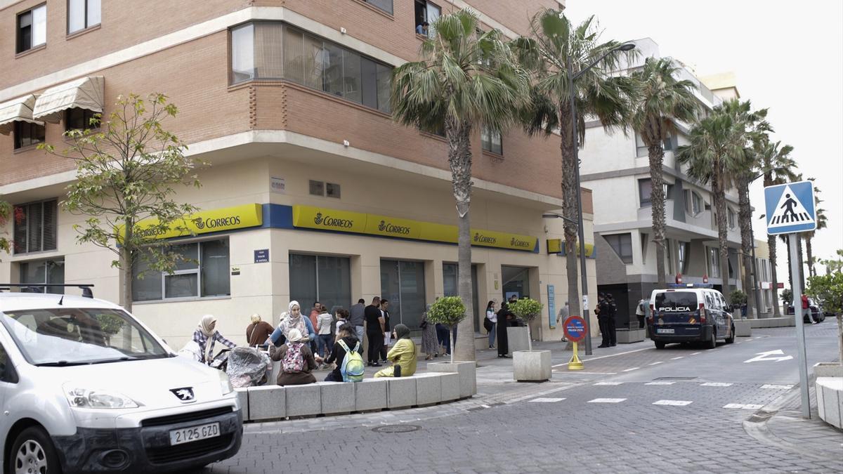 Una oficina de Correos en la ciudad autónoma de Melilla.