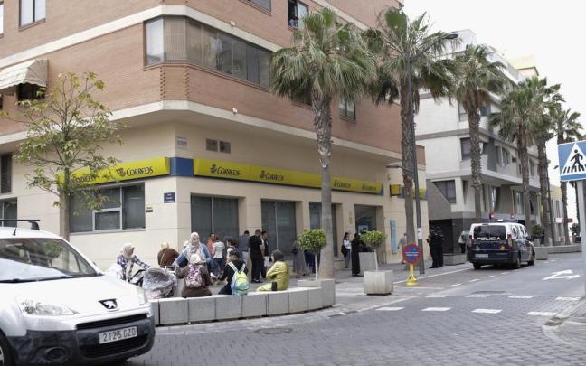 Una oficina de Correos en la ciudad autónoma de Melilla. Una oficina de Correos en la ciudad autónoma de Melilla.