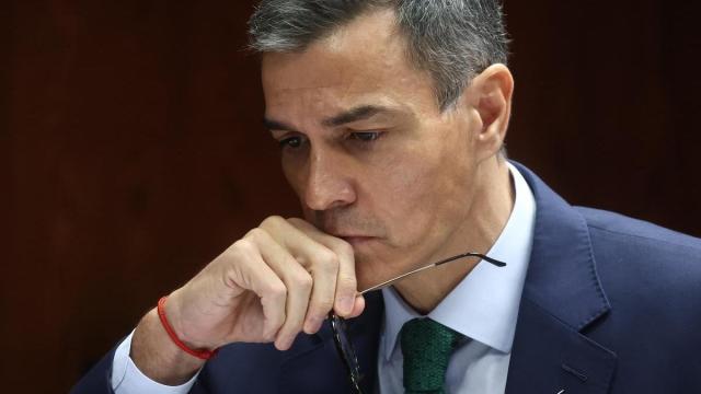 Pedro Sánchez, durante su comparecencia en la comisión de investigación del Senado sobre el ‘caso Koldo’.