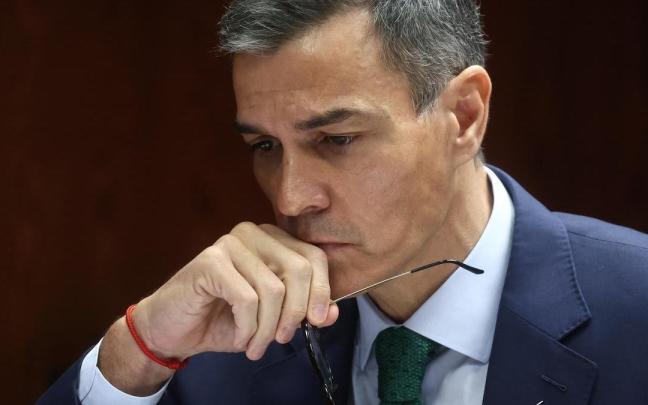 Pedro Sánchez, durante su comparecencia en la comisión de investigación del Senado sobre el ‘caso Koldo’.