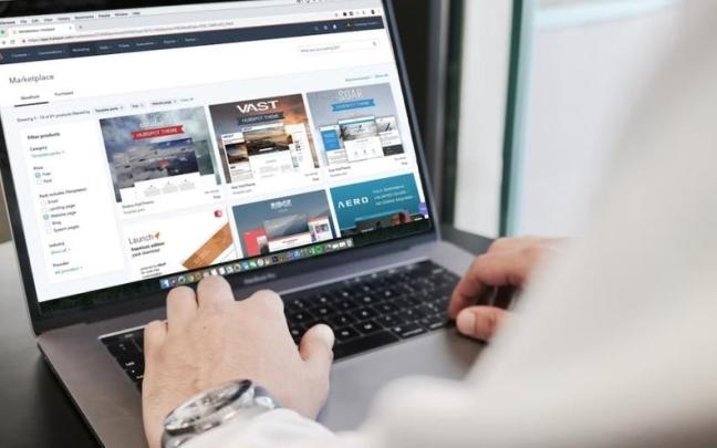 Una página web para comprar online.