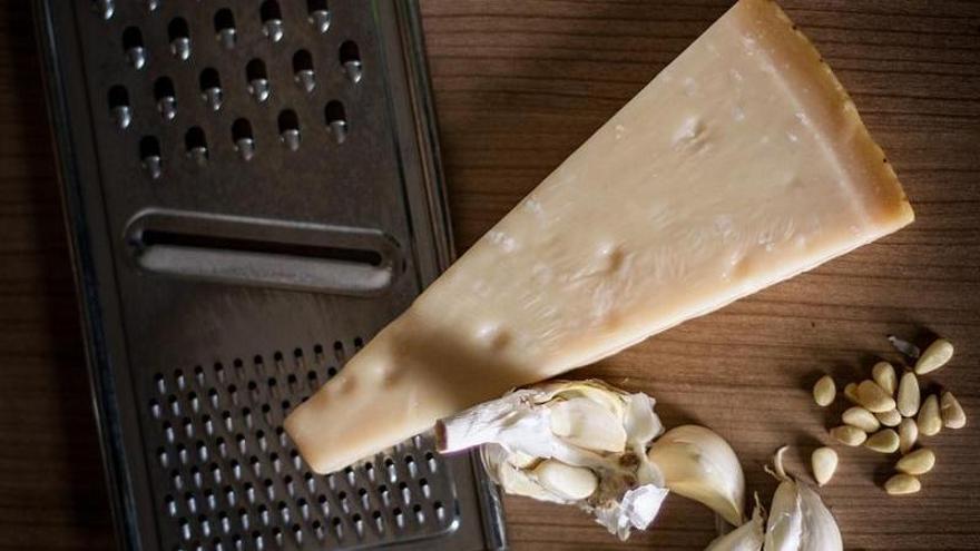 El queso parmesano en rico en zinc.