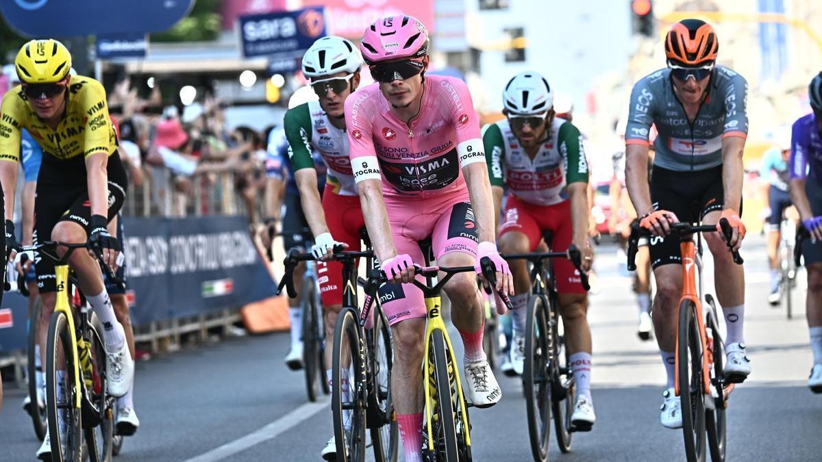 Jonas Vingegaard, líder del Giro.
