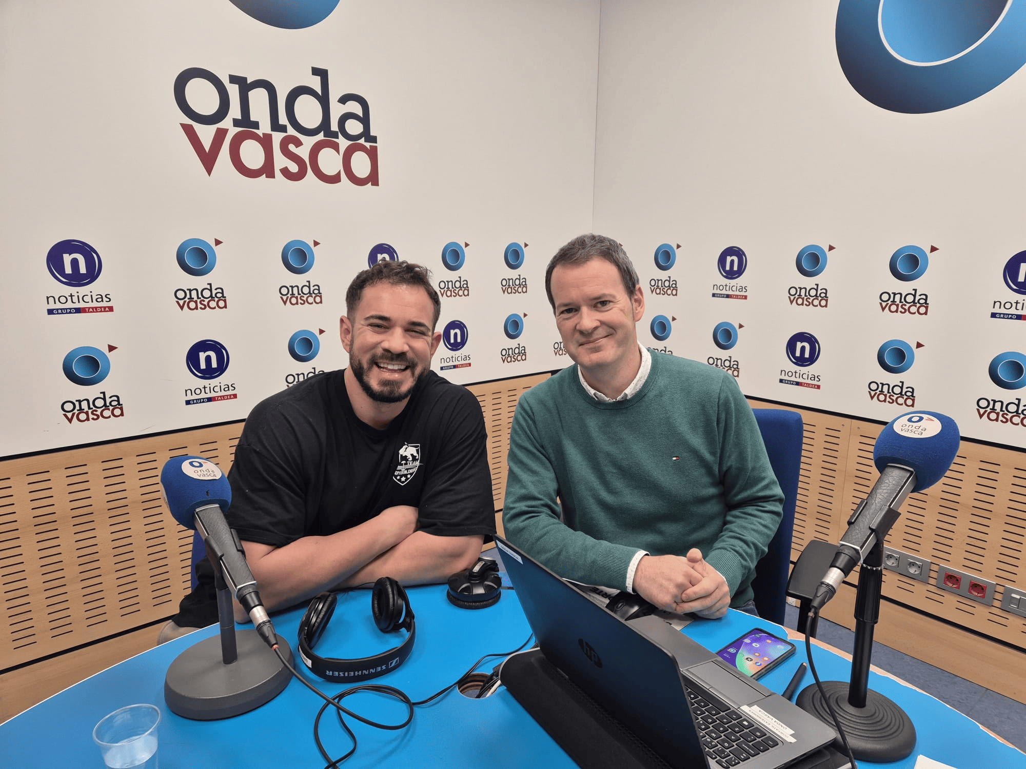 Pablo Cabezali con Txema Gutiérrez en ONDA VASCA