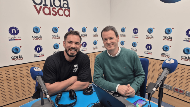 Pablo Cabezali con Txema Gutiérrez en ONDA VASCA