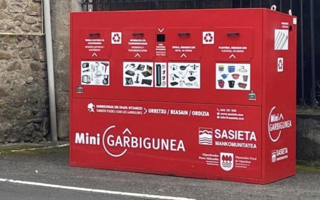 Idiazabalgo minigarbigunea.