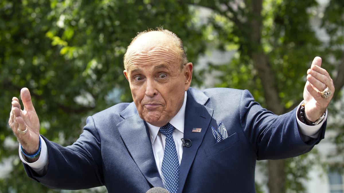El abogado y exalcalde de Nueva York, Rudy Giuliani.