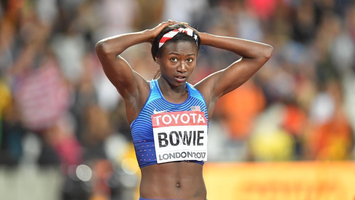 La atleta Tori Bowie.