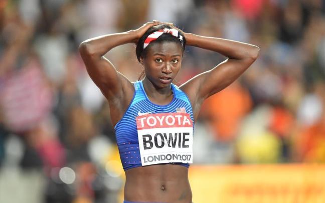 La atleta Tori Bowie.