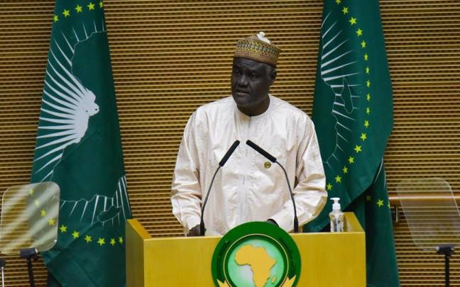 El presidente de la Comisión de la Unión Africana, Musa Faki en una imagen de archivo