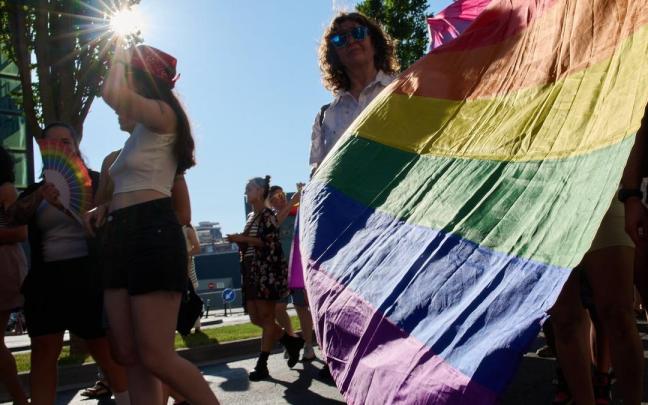 Manifestación convocada en defensa de los derechos de las personas LGTBIQ+