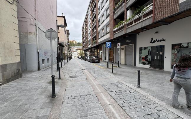 La céntrica calle Zerkaosteta.