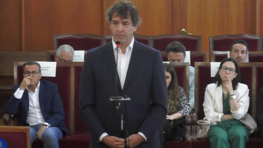 David Sánchez Pérez Castejón declara como investigado ante la Audiencia Provincial de Badajoz.