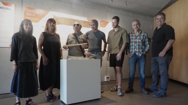 Apertura de la muestra sobre el Tubo de Torre, que se podrá visitar hasta finales del presente año en el museo Ekainberri.