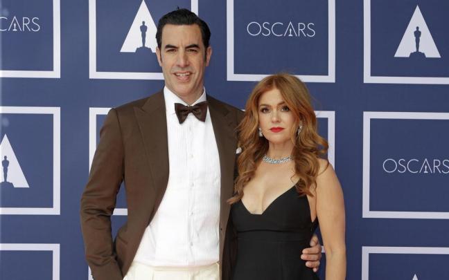 Sacha Baron Cohen e Isla Fisher en un evento. / EFE Sacha Baron Cohen e Isla Fisher en un evento.