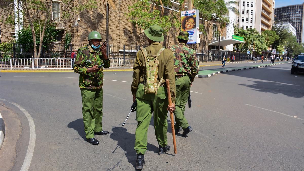 Agentes de la Policía de Kenia en una foto de archivo.
