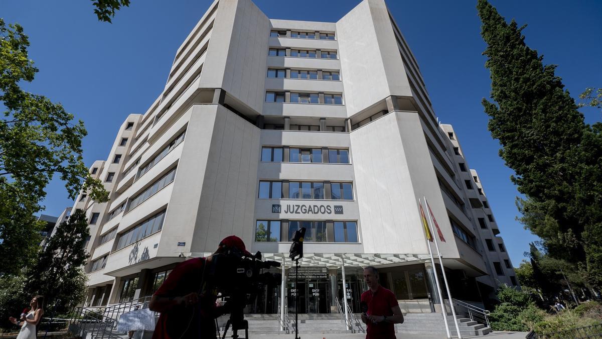 Fachada de los Juzgados de Plaza de Castilla.