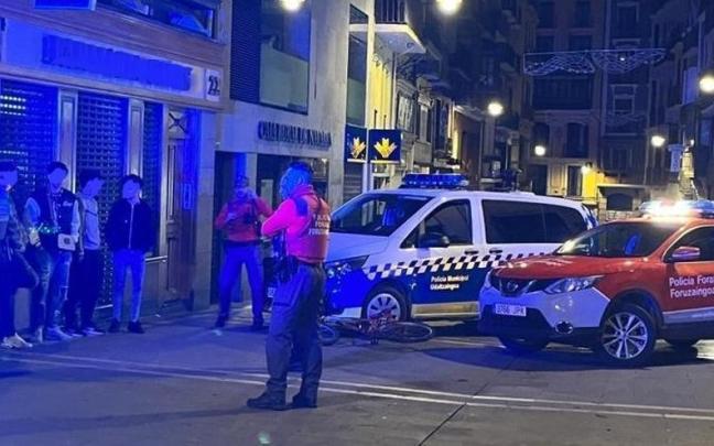Operación policial contra las bandas juveniles en el Casco Viejo de Pamplona