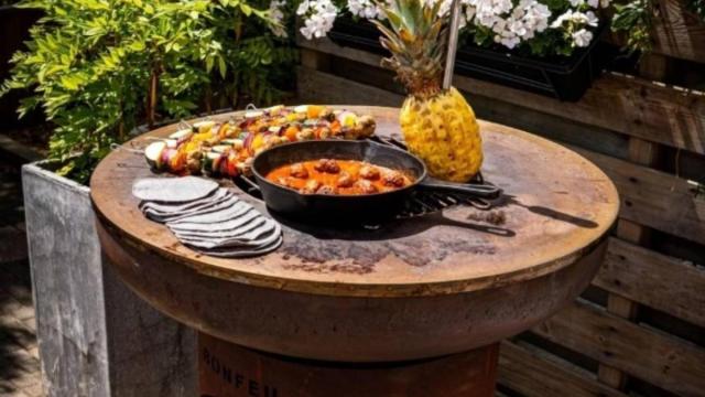 La barbacoa BonBiza.