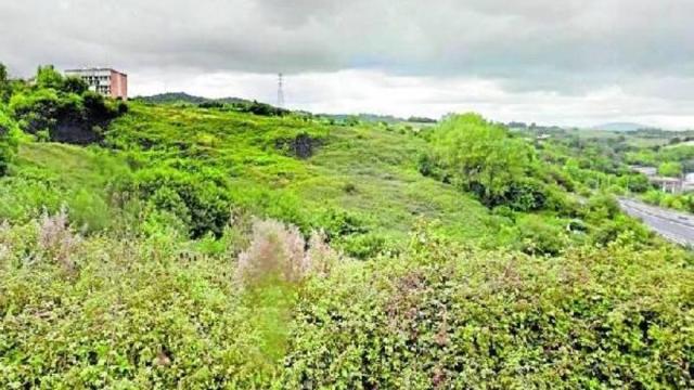 La zona de Esnabide, cerca del barrio de Beraun..