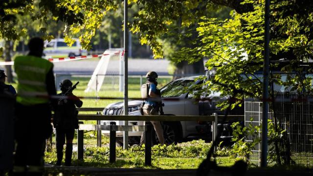 Lugar donde se produjo el tiroteo de la 'rave' en Suiza.