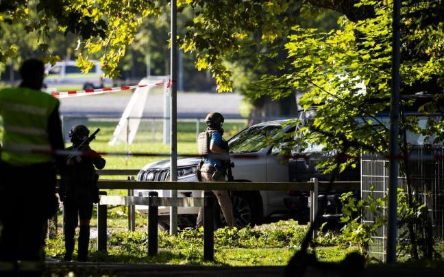Lugar donde se produjo el tiroteo de la 'rave' en Suiza.