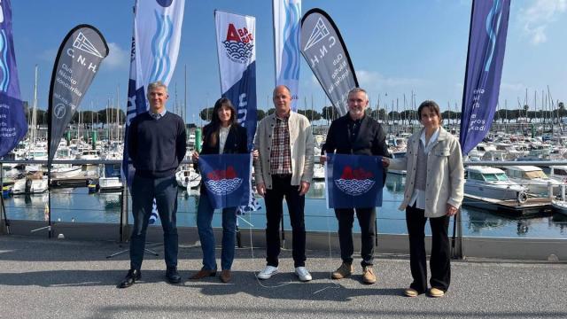 Presentación Elkarrekin Ababor 2026 que se celebrará este sábado en Hondarribia.