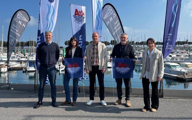 Presentación Elkarrekin Ababor 2026 que se celebrará este sábado en Hondarribia.