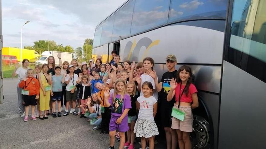 Menores de Ucrania que han pasado el verano en Euskadi | Asociación Chernobil Elkartea