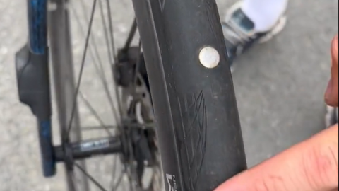 Foto del twitter del corredor Lilian Carmejane 