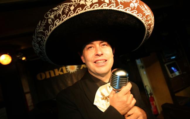 El mariachi navarro Chuchín Ibáñez, durante una actuación. Foto: chuchinibanezmariachi.es