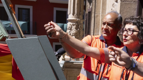 Ensayo del Chupinazo 2026. Cedida
