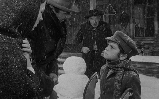 Fotograma de 'Ciudadano Kane' en el que aparece el trineo 'Rosebud'. FILMAFFINITY Fotograma de 'Ciudadano Kane' en el que aparece el trineo 'Rosebud'. FILMAFFINITY