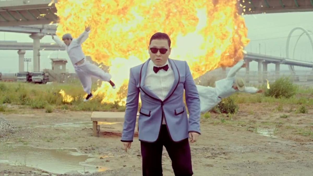 Fotograma del videoclip de la canción 'Gangnam Style' de PSY