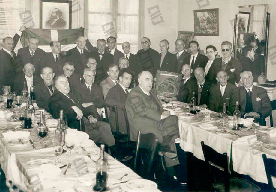 Comida de Sabindiar Batza con motivo del centenario del nacimiento de Sabino de Arana y Goiri