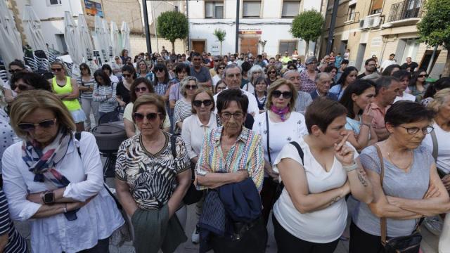 Concentración en Arguedas. Villar López
