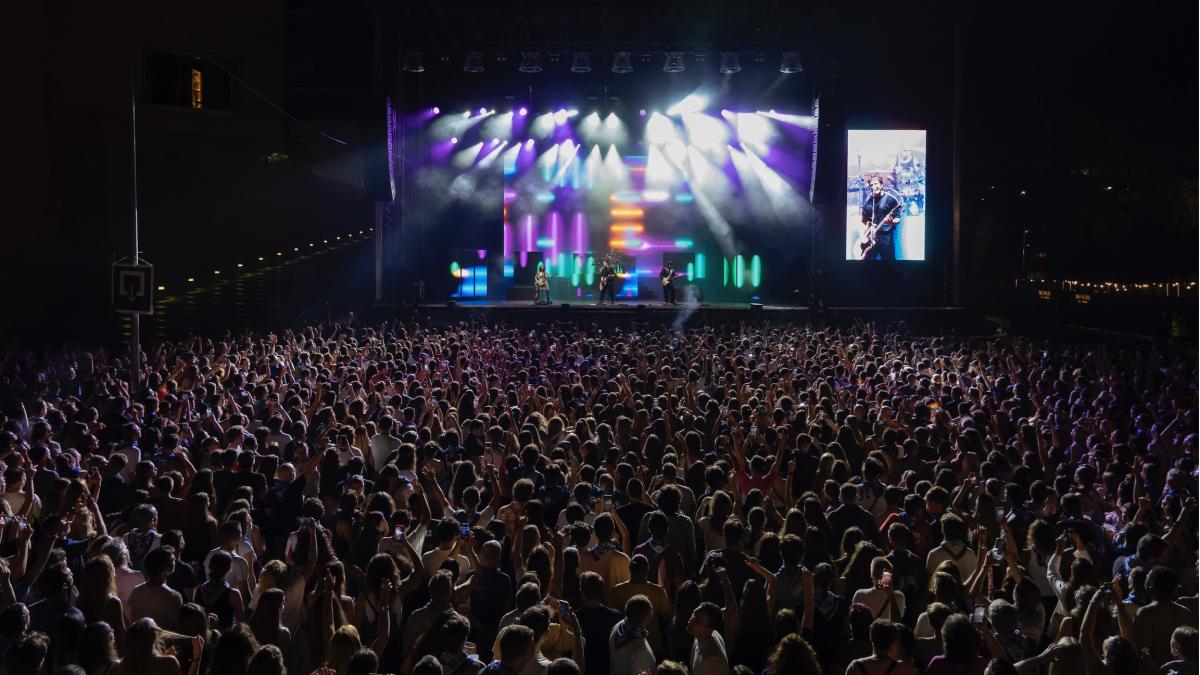 Escenario de Abandoibarra en Aste Nagusia. AYUNTAMIENTO DE BILBAO