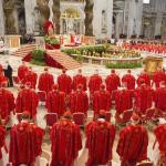 Los cardenales asisten a la misa votiva "Pro eligendo Pontifice" previa al comienzo del cónclave | EFE