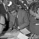 Firma de la Constitución española de 1978