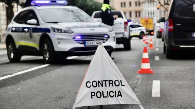 Control de la Policía Local de Vitoria. Pilar Barco