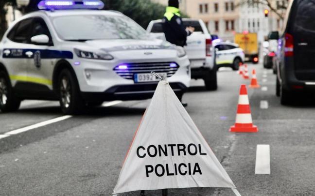 Control de la Policía Local de Vitoria. Pilar Barco