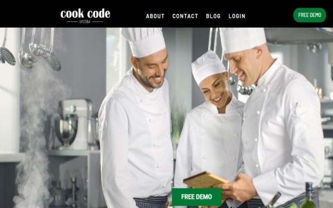 Imagen de la web de Cook Code System. COOK CODE SYSTEM
