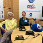 IIsabela Bilbao y Mª Jose Arruti, del Coro de Ingenieros Bizkaia