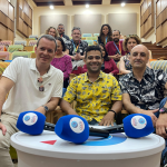 Javier Josué Pinto, director de la Simón Bolívar Big Band Jazz. ONDA VASCA